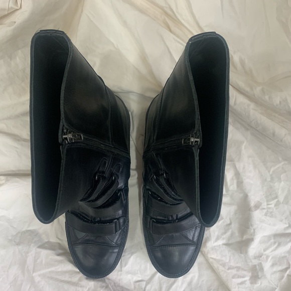 NWOT Ann Demeulemeester leather strap sneakers - Picture 2 of 7